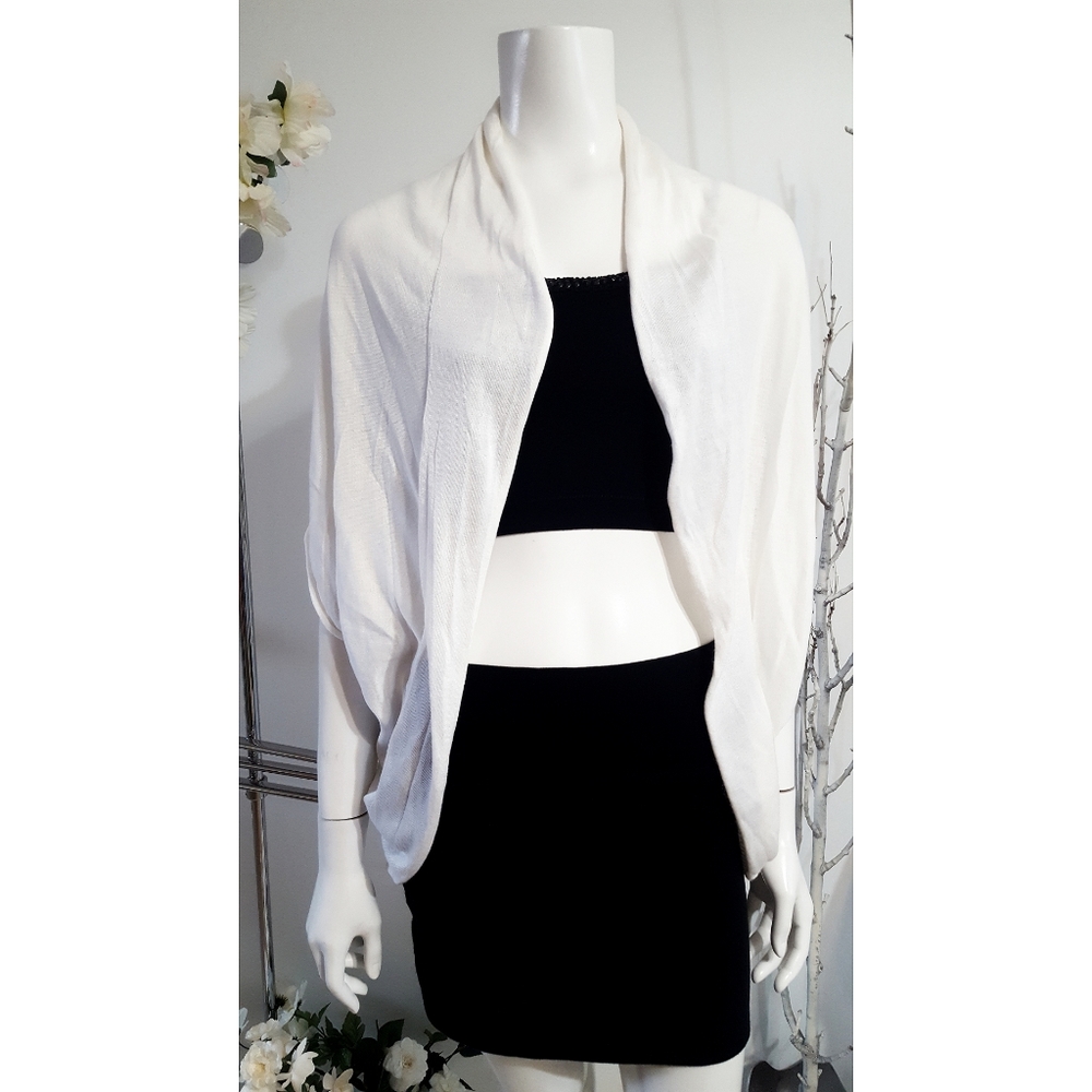 DEKOZ☆White Soft Cocoon Knit Cardigan